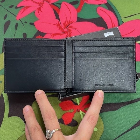 Brand New Michael Kors Grey Multi Jet Set Slim Billfold Wallet - Picture 7 of 13